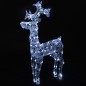 vidaXL Decorazione Natalizia Renna 90 LED 60x16x100 cm in Acrilico vidaXL Decorazione Natalizia Renna 90 LED 60x16x100 cm in Acrilico