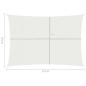 Vela Parasole 160 g/m² Bianca 3,5x4,5 m in HDPE Vela Parasole 160 g/m² Bianca 3,5x4,5 m in HDPE