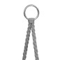 Sedia a Dondolo in Stile Amaca 80 cm Grigio Sedia a Dondolo in Stile Amaca 80 cm Grigio