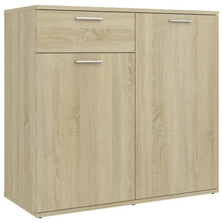 vidaXL Credenza Rovere Sonoma 80x36x75 cm in Legno Multistrato