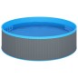 Piscina Fuori Terra 350x90 cm Grigio Piscina Fuori Terra 350x90 cm Grigio