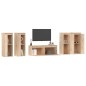 Mobili Porta TV 5 pz in Legno Massello di Pino Mobili Porta TV 5 pz in Legno Massello di Pino