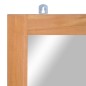 Specchio da Parete in Legno Massello di Teak 50x70 cm