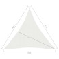 Vela Parasole 160 g/m² Bianca 3x4x4 m in HDPE Vela Parasole 160 g/m² Bianca 3x4x4 m in HDPE