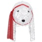 Decorazione Luminosa di Natale Orso 45 LED 71x20x38cm Acrilico