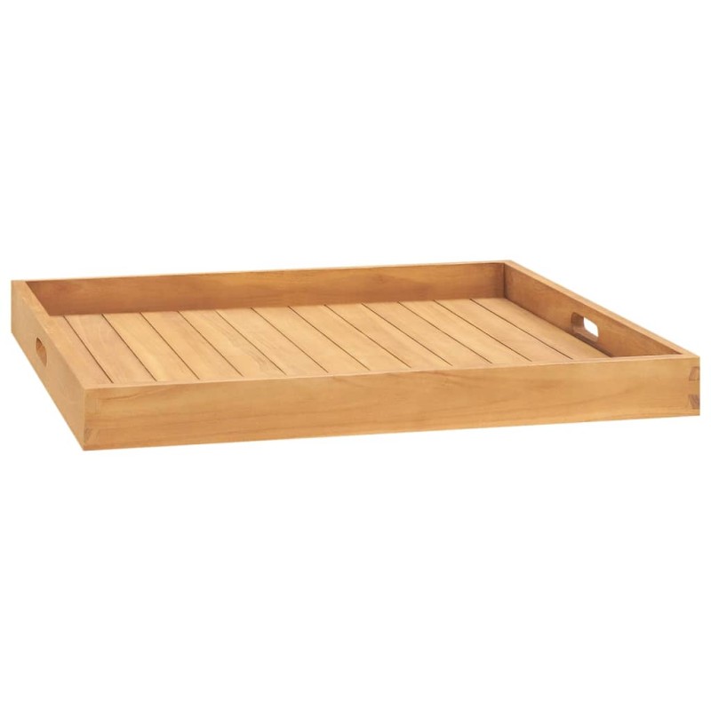 Vassoio da Portata 70x70 cm in Legno Massello di Teak Vassoio da Portata 70x70 cm in Legno Massello di Teak