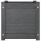 Fioriere da Giardino 2 pz Grigie 40x40x40 cm Massello di Pino Fioriere da Giardino 2 pz Grigie 40x40x40 cm Massello di Pino