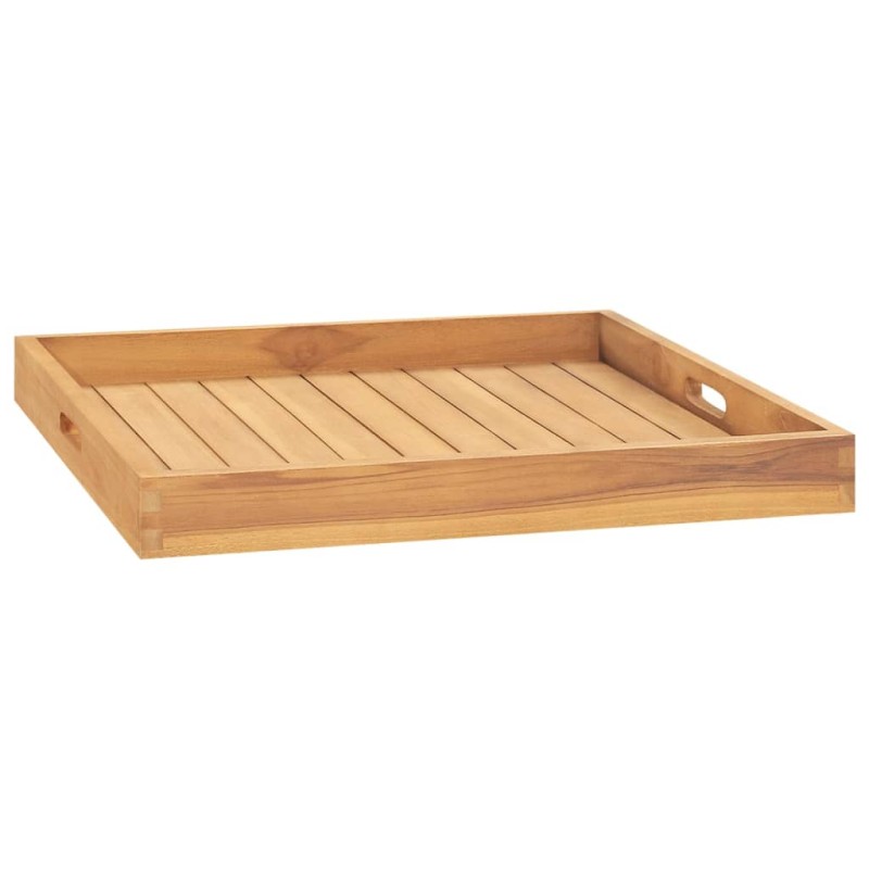 Vassoio da Portata 60x60 cm in Legno Massello di Teak Vassoio da Portata 60x60 cm in Legno Massello di Teak