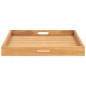 Vassoio da Portata 60x60 cm in Legno Massello di Teak Vassoio da Portata 60x60 cm in Legno Massello di Teak