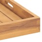 Vassoio da Portata 60x60 cm in Legno Massello di Teak Vassoio da Portata 60x60 cm in Legno Massello di Teak