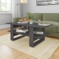 Tavolino da Caffè Grigio Lucido 110x55x42 cm in Truciolato Tavolino da Caffè Grigio Lucido 110x55x42 cm in Truciolato