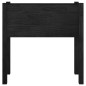 Fioriere da Giardino 2 pz Nere 70x31x70 cm in Legno di Pino Fioriere da Giardino 2 pz Nere 70x31x70 cm in Legno di Pino