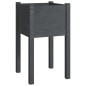Fioriere da Giardino 2 pz Grigie 40x40x70 cm in Legno di Pino Fioriere da Giardino 2 pz Grigie 40x40x70 cm in Legno di Pino