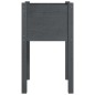 Fioriere da Giardino 2 pz Grigie 40x40x70 cm in Legno di Pino Fioriere da Giardino 2 pz Grigie 40x40x70 cm in Legno di Pino