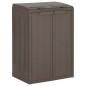 Pattumiera a 2 Ante Marrone 65 x 45 x 88 cm in PP Pattumiera a 2 Ante Marrone 65 x 45 x 88 cm in PP