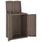 Pattumiera a 2 Ante Marrone 65 x 45 x 88 cm in PP Pattumiera a 2 Ante Marrone 65 x 45 x 88 cm in PP