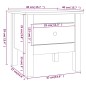 Tavolino 40x40x39 cm Legno Massello di Pino Tavolino 40x40x39 cm Legno Massello di Pino