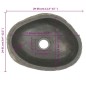 Lavandino in Pietra di Fiume Ovale 29-38 cm