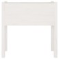 Fioriera da Giardino Bianca 70x31x70 cm Legno Massello di Pino Fioriera da Giardino Bianca 70x31x70 cm Legno Massello di Pino