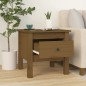 Tavolini 2 pz Miele 40x40x39 cm Legno Massello di Pino Tavolini 2 pz Miele 40x40x39 cm Legno Massello di Pino