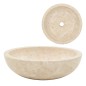 vidaXL Lavandino 40x12 cm in Marmo Crema vidaXL Lavandino 40x12 cm in Marmo Crema