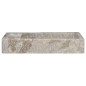 Lavandino Grigio 58x39x10 cm in Marmo Lavandino Grigio 58x39x10 cm in Marmo