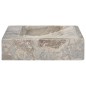 Lavandino Grigio 58x39x10 cm in Marmo Lavandino Grigio 58x39x10 cm in Marmo