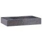 Lavandino Nero 58x39x10 cm in Marmo Lavandino Nero 58x39x10 cm in Marmo