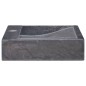 Lavandino Nero 58x39x10 cm in Marmo Lavandino Nero 58x39x10 cm in Marmo