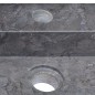 Lavandino Nero 58x39x10 cm in Marmo Lavandino Nero 58x39x10 cm in Marmo