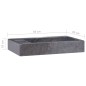 Lavandino Nero 58x39x10 cm in Marmo Lavandino Nero 58x39x10 cm in Marmo