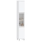 Armadietto da Bagno Bianco 30x30x190 cm in Legno Multistrato Armadietto da Bagno Bianco 30x30x190 cm in Legno Multistrato