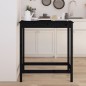vidaXL Tavolo da Bar Nero 100x50x110 cm in Legno Massello di Pino vidaXL Tavolo da Bar Nero 100x50x110 cm in Legno Massello di Pino