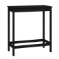 vidaXL Tavolo da Bar Nero 100x50x110 cm in Legno Massello di Pino vidaXL Tavolo da Bar Nero 100x50x110 cm in Legno Massello di Pino