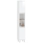 Armadietto Bagno Bianco Lucido 30x30x190cm in Legno Multistrato Armadietto Bagno Bianco Lucido 30x30x190cm in Legno Multistrato