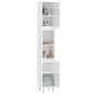 Armadietto Bagno Bianco Lucido 30x30x190cm in Legno Multistrato Armadietto Bagno Bianco Lucido 30x30x190cm in Legno Multistrato