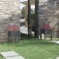 Fioriere da Giardino 2 pz Grigie 50x50x70 cm Massello di Pino Fioriere da Giardino 2 pz Grigie 50x50x70 cm Massello di Pino