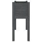 Fioriere da Giardino 2 pz Grigie 70x31x70 cm in Legno di Pino Fioriere da Giardino 2 pz Grigie 70x31x70 cm in Legno di Pino