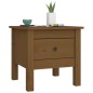 Tavolino Miele 40x40x39 cm Legno Massello di Pino Tavolino Miele 40x40x39 cm Legno Massello di Pino