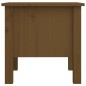 Tavolino Miele 40x40x39 cm Legno Massello di Pino Tavolino Miele 40x40x39 cm Legno Massello di Pino