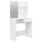 vidaXL Toeletta con Specchio Bianco lucido 74,5x40x141 cm vidaXL Toeletta con Specchio Bianco lucido 74,5x40x141 cm