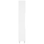 Armadietto da Bagno Bianco 30x30x190 cm in Legno Multistrato Armadietto da Bagno Bianco 30x30x190 cm in Legno Multistrato