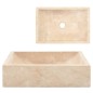 Lavello 45x30x12 cm Marmo Lucido Crema Lavello 45x30x12 cm Marmo Lucido Crema