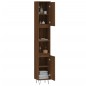 vidaXL Armadietto Bagno Rovere Marrone 30x30x190cm Legno Multistrato vidaXL Armadietto Bagno Rovere Marrone 30x30x190cm Legno Multistrato