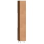 vidaXL Armadietto Bagno Rovere Marrone 30x30x190cm Legno Multistrato vidaXL Armadietto Bagno Rovere Marrone 30x30x190cm Legno Multistrato