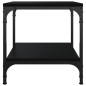 Tavolino da Salotto Nero 50x50x40 cm in Legno Multistrato Tavolino da Salotto Nero 50x50x40 cm in Legno Multistrato