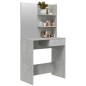 Toeletta con Specchio Grigio Cemento 74,5x40x141 cm Toeletta con Specchio Grigio Cemento 74,5x40x141 cm