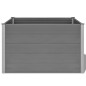 Letto Rialzato da Giardino in WPC 150x100x91 cm Grigio Letto Rialzato da Giardino in WPC 150x100x91 cm Grigio