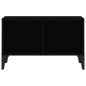 Tavolino da Salotto Nero 60x50x36,5 cm in Legno Multistrato Tavolino da Salotto Nero 60x50x36,5 cm in Legno Multistrato
