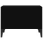 Tavolino da Salotto Nero 60x50x36,5 cm in Legno Multistrato Tavolino da Salotto Nero 60x50x36,5 cm in Legno Multistrato